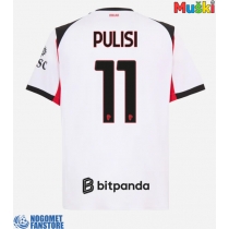 AC Milan Christian Pulisic #11 Gostujuci Dres 2025-26 Kratak Rukav
